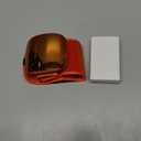 Wrist Blood Pressure Monitor with Led Touch Screen -Adjustable Wrist Blood Pressure Cuff from 5.1 inches to 9.3 inches,Rechargeable Wrist bp Monitor with 99x2 Reading Memory and Carrying Case(Orange)