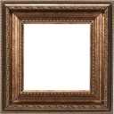 uxcell Canvas Floater Frames, 10x10 Resin Floating Frame for Canvas Painting Vintage Oil Painting Supplies for Home Office Bedroom Table Wall Hanging Decor DIY Art Display, Dark Brown