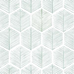 Modern Peel and Stick Wallpaper 17.3''78.8'' Geometric Wallpaper Boho Contact Paper Green and White Self-Adhesive Wall Paper Removable Decorative Wallpapers for Bedroom Bathroom Cabinets Decor Vinyl