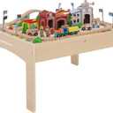 Teamson Kids Train Table Set, 29 x 24 x 15in