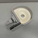 VANNON 16oz Pet Water Bottle, Gravity Dog Water Bowl Dispenser for Cage, Anti-Overflow Water Dispenser for Small Dogs, Cats, Rabbits and Other Small Animals, BPA Free, Grey