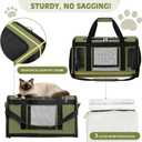 Extra-Large Cat Carrier, Soft-Sided Collapsible Pet Carrier up to 22 lbs