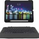 ZAGG Slim Book Go Ultra Slim Keyboard & Detachable case for iPad Pro 11-inch (Gen 2, Gen1) - Magnetic-Hinged Keyboard, Multi-Device Bluetooth Pairing, Durable