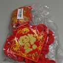 Large Chinese Knot - 2026 Chinese New Year Hanging Decorations - Red Fu Character 3D Double Fish Charm with Tassel - Lunar New Year Horse Spring Festival Party Ornament Decor 10in Wide