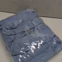 8Pcs Outdoor Cushion Covers, Patio Cushion Covers,Stretch Elastic Slipcovers, Replacement Washable & Reusable Furniture Protector for Patio Couch (Grey Blue,Cover Only) (8Pcs-Solid color)