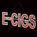 LED E-CIGS Sign for Smoke Shops - Super Bright Vape Store Sign with Unique Design, High Visibility & Easy Hanging Installation for Retail Window Displays