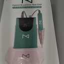 M Max - Nail Drill Professional - 2-in-1 Brushless Motor Nails Drill Machine - Electric, Cordless, Aluminium Alloy Casing, 35000 RPM, HD Display - Perfect for Salon & Home Use (White)