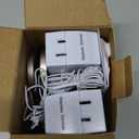 DEWENWILS 2 Pack Touch Dimmer Switch, Plug and Play Lamp Touch Control Pad, Touch Lamp Switch, Dimmable LED/CFL Lights, and Incandescent Bulbs, Dimmer Extension Cord, ETL Listed, White