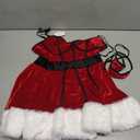 Avidlove Christmas Lingerie for Women Santa Lace Babydoll Sleepwear Halter Chemise Nightgown Nightwear, XXL