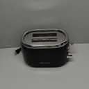 MELLERHOME RetroMod 2 Slice Toaster, Retro Looks with Upgraded Advanced Components, 7 Browning Levels, 3 Functions (Reheat, Defrost, Cancel), Removable Crumb Tray, Under Base Cord Storage, Black