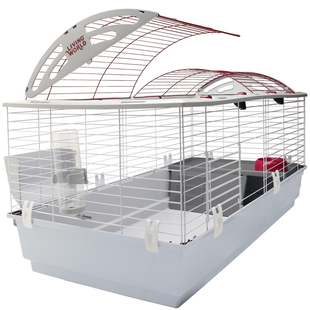 Living World - Deluxe Hybrid Habitat, X-Large - Rabbit, Guinea Pig, Chinchillas, and Small Animal Cage