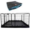 PJYuCien Puppy Playpen Plus Storage Bag with Bottom, 8 Panels 31.3" H