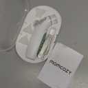 Momcozy BreezyClear 2-in-1 Electric Nasal Aspirator for Baby with Spray, 65kPa Hospital-Grade Suction, 4 Adjustable Levels, Quiet & Portable Nose Cleaner with Soothing Light & Music