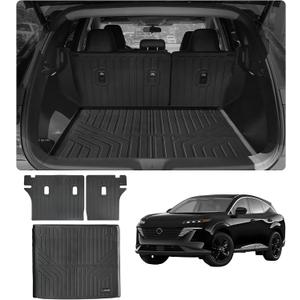 Cargo Liners with Backrest Protection for 2025 Nissan Murano TPE All Weather Protection Trunk Mat Covering The backrest Accessories