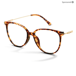 Gaoye Blue Light Blocking Glasses Women/Men, Fashion Round Cateye Frame UV Ray Filter Computer Gaming Glasses