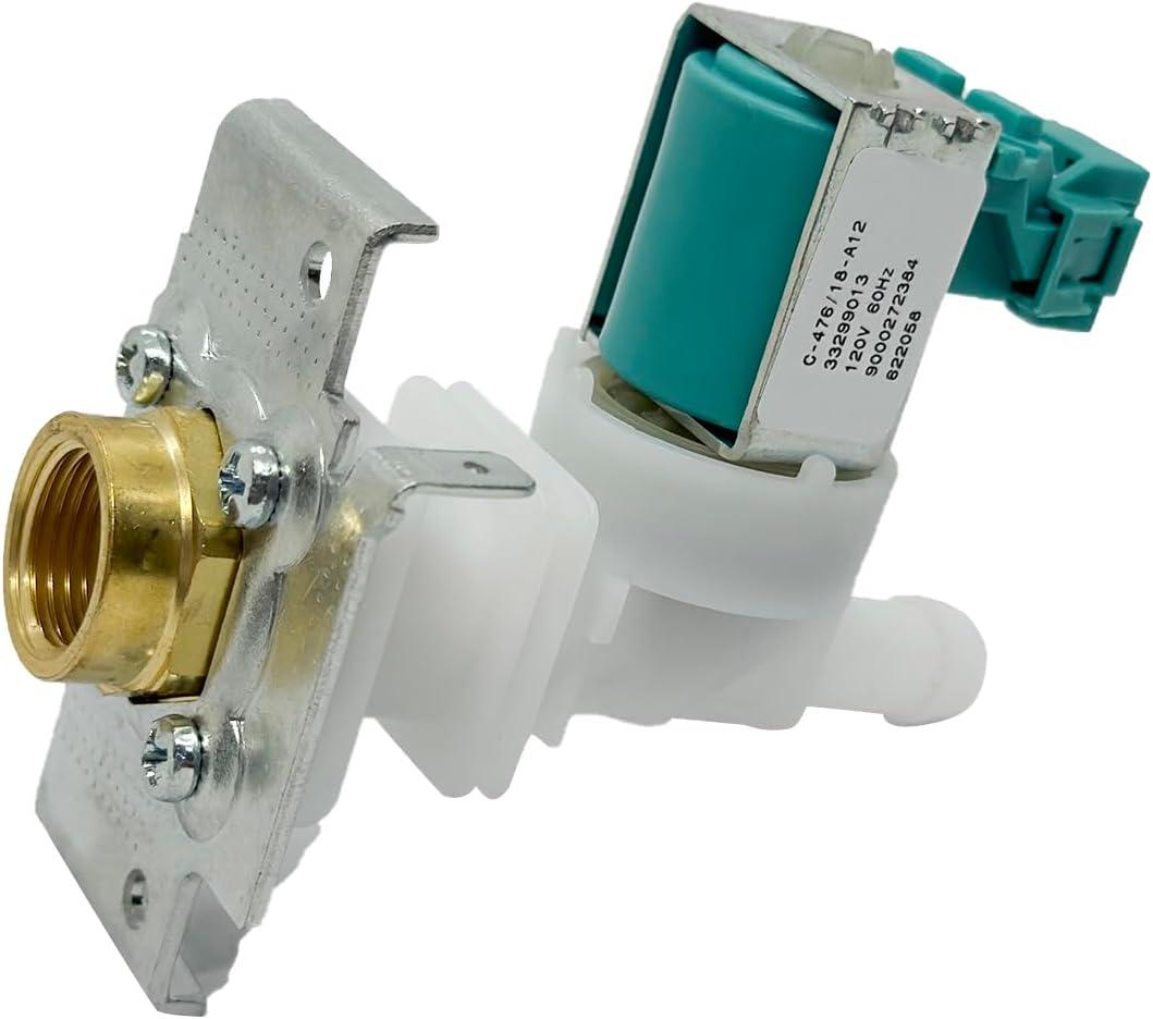 622058 Dishwasher Inlet Water Valve Replacement for Bosch Thermador Kenmore Dishwasher Valve Part, Replaces 00622058 AP4927070 PS3491417 33299010 1999956 PS8728724, 1.7" x 3.5" x 3.3"
