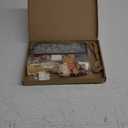 6Pcs Mini Dried Flowers Bouquet, Mixed Natural Dried Flowers Gypsophila Bouquets Boutonniere Table Centerpieces Birthday Cake Flowers for DIY Crafts with 3 Flower Stickers 10m Hemp Rope