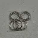 Ewparts Metal Rings 2 inch Macrame Metal Rings for Crafts for Macrame Plant Hangers Dog Collars 10 Pack 5mm Thick Welded Heavy Duty O Ring 2 in Buckle 50mm O Rings for Jewellry Making,Sewing