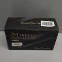 Cocktail Shaker Set, 24-Piece Bar Bartender Kit with Stand, Martini Shaker, Jigger, Strainer,Mixer Spoon,Muddler,Liquor Pourers,Tongs,Opener,LCE Ball Mold&LCE Cubes,Bottle Stoppers|Silver