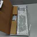 Wireless Keyboard and Mouse Combo, Full-Sized Wireless Keyboard and Adjustable DPI Mouse, 2.4GHz USB Receiver, Silent Keyboard and Mouse for PC, Windows, MAC, Desktop, Laptop (Avocado Green)