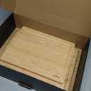 SMIRLY Wooden Cutting Boards For Kitchen Meal Prep & Serving - Bamboo Cutting Board Set with Holder, Charcuterie & Chopping Board, Wood Cutting Board Set, Kitchen Gadgets