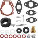 439071 Carburetor Rebuild Kit for Johnson Evinrude OMC 1.5-20 HP Outboard Motors 18-7043 382045 382046 382047