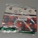 Artoid Mode Buffalo Plaid Love Hearts Valentine's Day Table Runner, Seasonal Kitchen Dining Table Decoration for Indoor Home Party 13x36 Inch (Red)