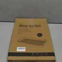 Seoneiro Whiskey Tray, Glass Cup Rack, Mug Holder, Coffee Cup Organizer, Bathroom Countertop with Drain Board Wine Glass Decorative Food Tray, Kitchen Spice Rack