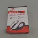 Redragon M908 Impact RGB MMO Gaming Mouse, Optical Wired Ergonomic Mouse with Max 24,000 DPI, High Precision, 18 Programmable Macro Shortcuts, Comfort Grip, Black & White