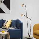 Arturesthome Wood Pendant Light Cord Kit with Switch, 5FT Vintage Industrial Hanging Light Plug in Lamp Cord with Twisted Nylon Rope Lights Socket E26 E27 for Farmhouse Lamp Cable Retro DIY (5FT)