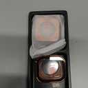 Amizee 2 in 1 Case [2-Pack] Compatible with Apple Watch Series 11/10 42mm with Built-in Screen Protector, Straight Edge Hard PC Full Body Protective Cover for iWatch 42mm, Rose Gold