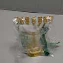 6" 7-Branch Menorah Hanukkah for Shabbat, Tabernacle, Menorahs for Chanukah, Jewish Decorations (Light Gold)