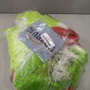 Adrinfly Christmas Big Monster Santa Suit - Adult Green Deluxe Santa Costume With Mask XXL