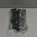 16PCS Small Chair Leg Floor Protectors, Metal Chair Leg Caps Covers Silicone Chair Feet Protectors for Wood Floors,Round Felt Furniture Pads Furniture Sliders for Hardwood Floors(Black,Fit 0.8"-1.05")