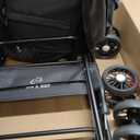 3 in 1 Pet Dog Stroller for Small Medium Dogs 10-50 lbs, Foldable Cat-Strollers for 2-Cats with Removable Carrier, Pet-Strollers for Cats with Storage Bag, Small Puppy-Stroller, Dog-Cart (Black)