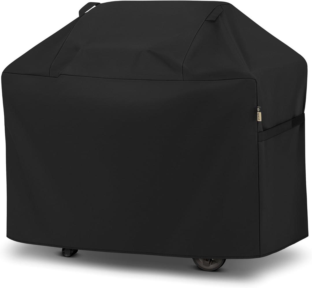 Arcedo BBQ Grill Cover 53 Inch, Heavy Duty Waterproof Outdoor Gas Grill Cover, Fade Resistant Durable and Convenient Compatible with Charbroil Weber Spirit Nexgrill Napoleon