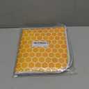 Yellow Dish Drying Mat for Kitchen Counter Yellow Honeycomb Microfiber Dish Mat Absorbent Drying Pad Dish Draining Mat 18 x 16 Inch Medium