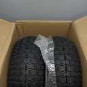 2Pcs 16x6.50-8 Tire and Wheel, 4 Ply Tubeless Lawn Mower Tires 16x6.50-8, Universal Fit Front Wheels 16x6.50x8 Lawn Tractor Tires, 3" Offset Hub, 3/4" 5/8" Bearings, 615lbs Capacity
