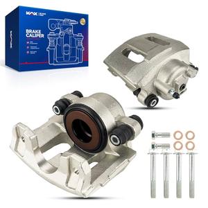 KAX Disc Brake Caliper Assembly Fit for Jeep 1990-1995 1997-2006 Wrangler, 1990-2001 Cherokee, 1993 1995-1998 Grand Cherokee, 1990-1992 Comanche, 1993 Grand Wagoneer, 1990 Wagoneer, Front Side