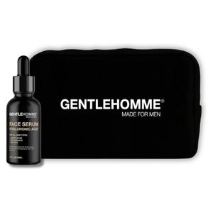 Gentlehomme - Hyaluronic Acid Face Serum - Men’s Facial Serum - With 3% Hyaluronic Acid & Vitamin E - Helps Moisturize, Rejuvenate & Soften Skin - Day & Night Serum - All Skin Types - Vegan - 1oz 