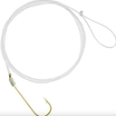 South Bend Snelled Aberdeen Gold Hooks 6 Pcs 2 Pack