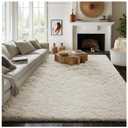 Ophanie Area Rugs, Upgrade Non-Slip Fluffy Soft Rugs for Living Room, Large Shag Ivory Fuzzy Plush Rug, Shaggy Big Carpets for Bedroom, Kids Boys Girls Dorm Nursery Home Decor Aesthetic