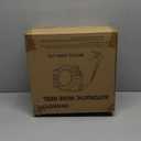 Vkndoynt Retractable Air Hose Reel, 1/4 IN x 50 FT Hybrid Polymer Hose, Auto Rewind, Wall Mount, Dark Gray/Yellow