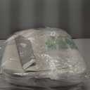 AAAAAcessories D-Shaped Chair Cushions, 2" Thick Dining Chair Pads with Ties and Removable, Machine-Washable Cover, 17" x 16", Set of 2, Natural Linen