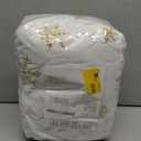 Christmas Tree Skirt 60 inch Large Snow White Soft Faux Fur Skirt with Golden Sequin Snow Flakes Xmas Holiday Home Party Decorations