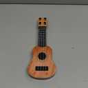 Kisangel 1pc Wooden Kids Ukulele Toy Toddler Guitar Classical Instrument Ukulele Musical Toy for Preschool Children ( Light Brown )