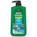 Irish Spring Active Scrub Exfoliating Body Wash for Men, 24-Hour Fresh, Biodegradable Ingredients, Paraben Free, Cool Fresh Scent, 30 fl oz Pump Bottle