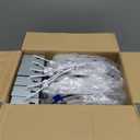 zouzai 12 Pack 8 inch 18W Eqv 150W 1685LM 5CCT Ultra-Thin LED Recessed Ceiling Light with Junction Box, 2700K/3000K/3500K/4000K/5000K Selectable,Dimmable 5%-100% - ETL and Energy Star Certified