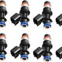 12580681 8PCS Fuel Injectors Compatible with 2004-2010 Chevy Silverado Tahoe Avalanche GMC Sierra Yukon Yukon XL 4.8L 5.3L 6.0L 6.2L V8