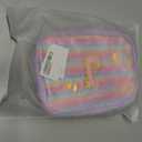 Fanny Pack for Girls,Birthday Easter Gifts,Chenille Initial Letter Girls Crossbody Bag,Preppy Teen Belt Bag for Graduation Travel Gifts,Cute Sequin Trendy Stuff. (J, Purple)